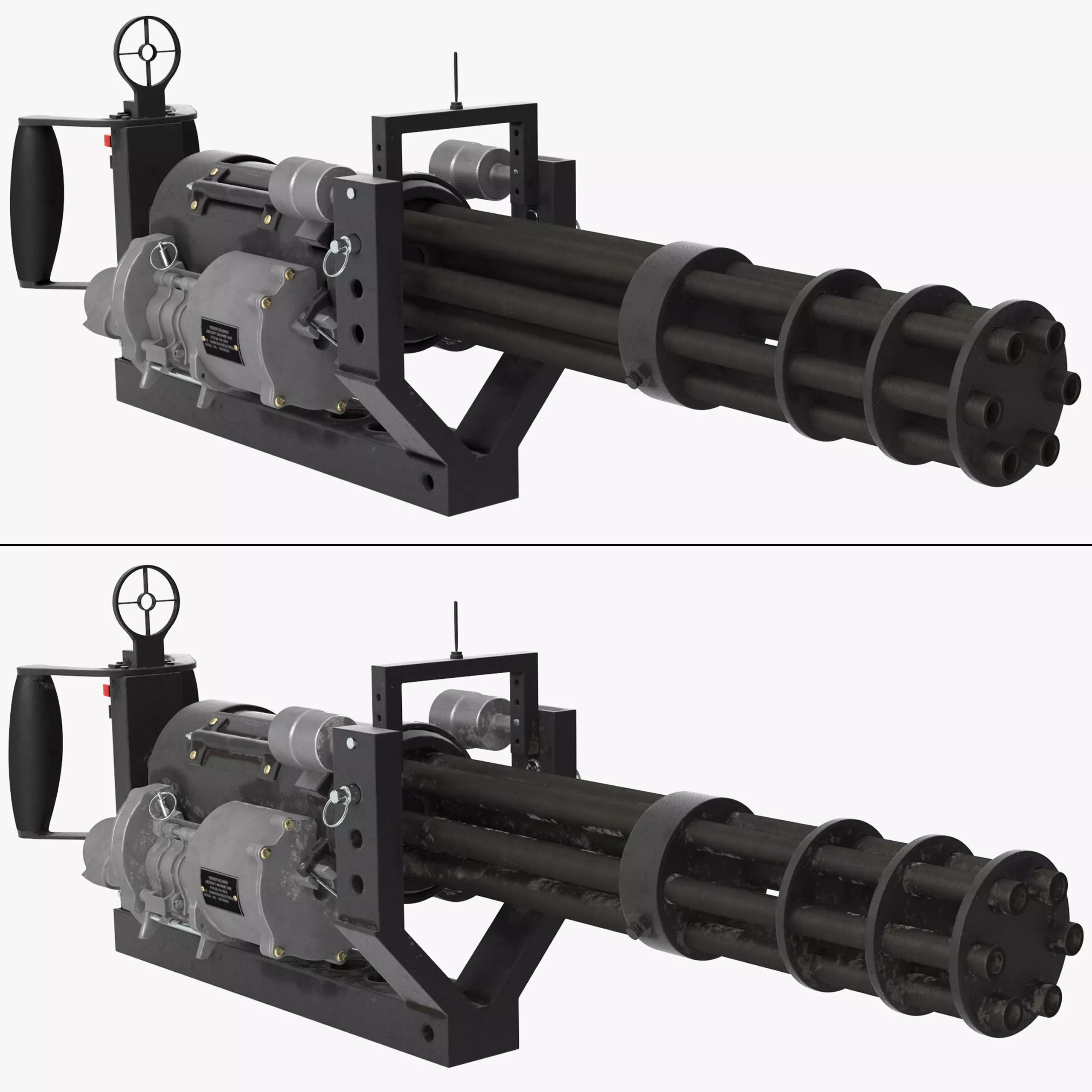M134 Minigun With Mounting Bracket Collection _0