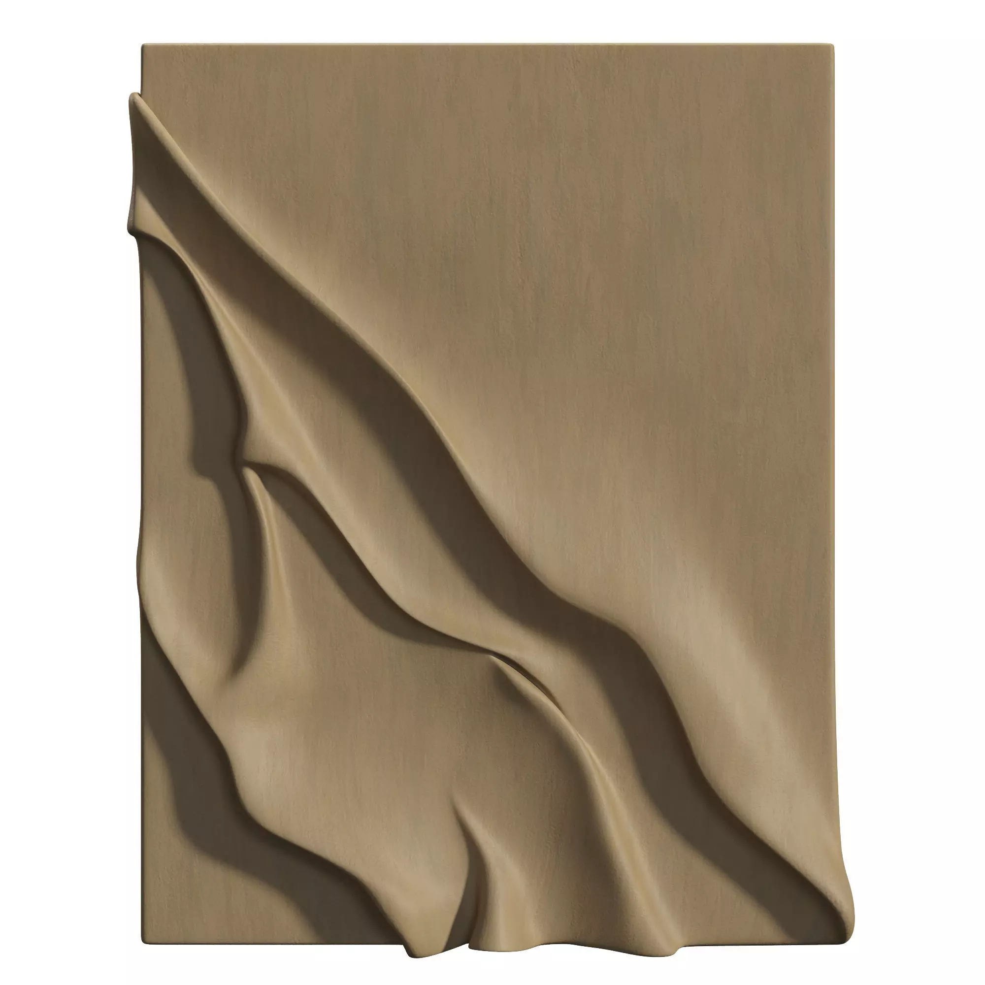 Wall Art - Wood Carving 3D model_0