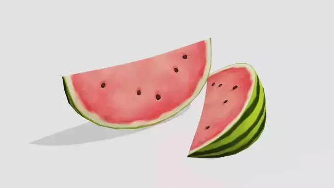 Watermelon Slice - Hand Painted