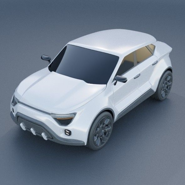 Generic SUV concept 3D model_4