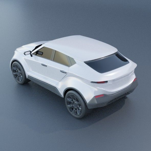 Generic SUV concept 3D model_2