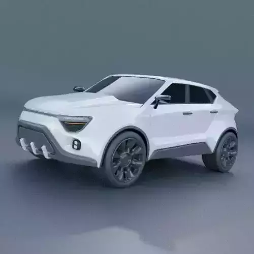 Generic SUV concept 3D model