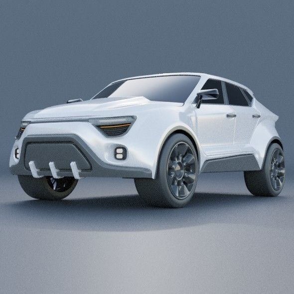 Generic SUV concept 3D model_5