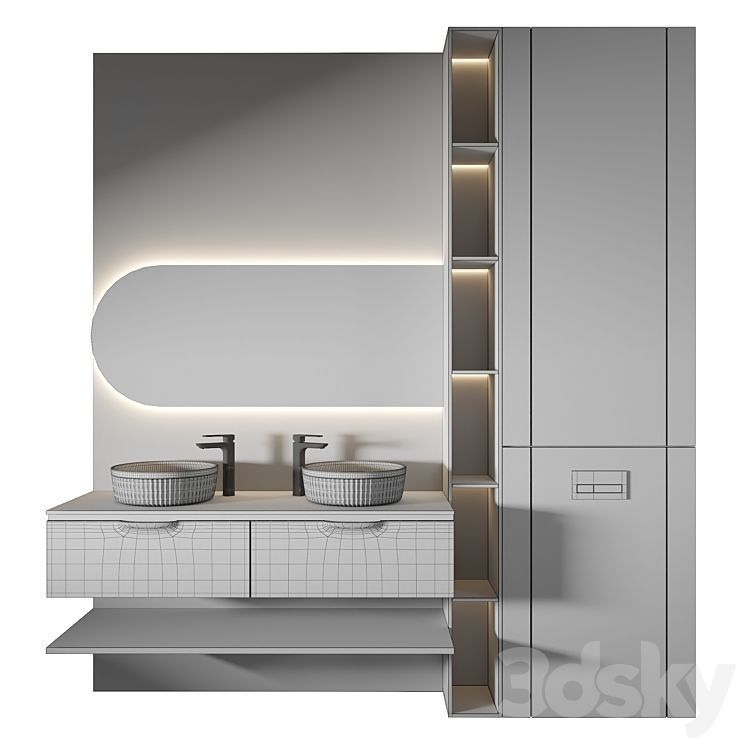 Luxury Bathroom 294 3D model_2