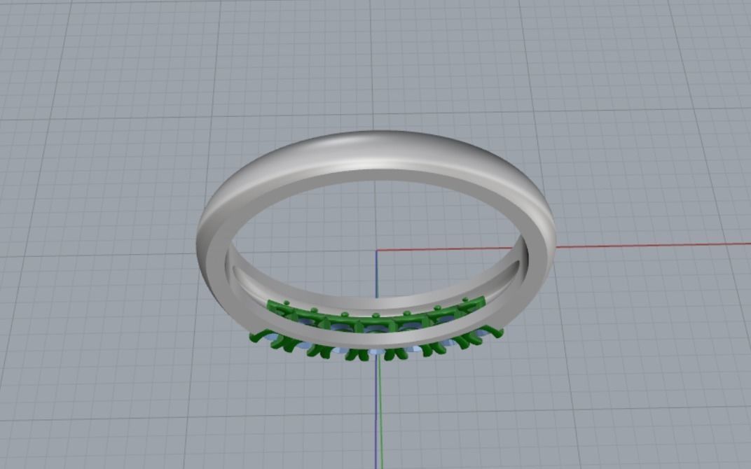 Engagement rings 3D print model_16