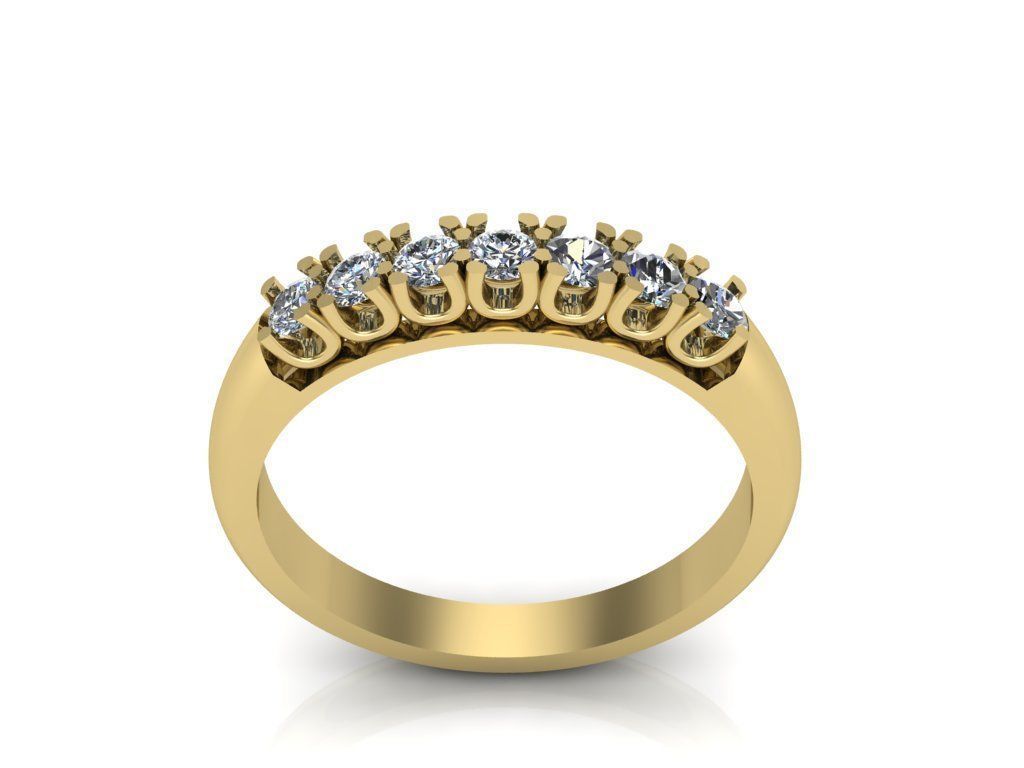Engagement rings 3D print model_1