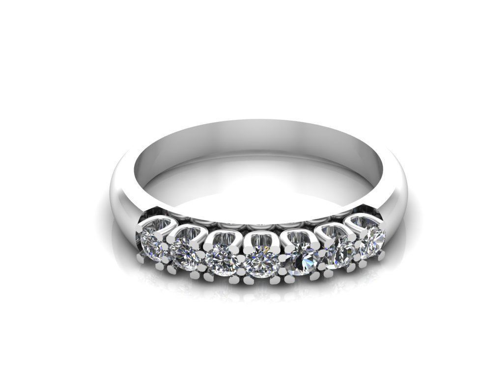 Engagement rings 3D print model_8