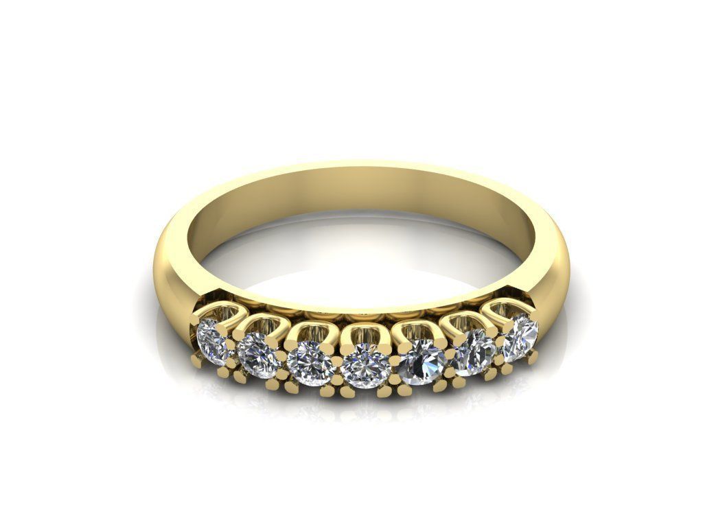Engagement rings 3D print model_7