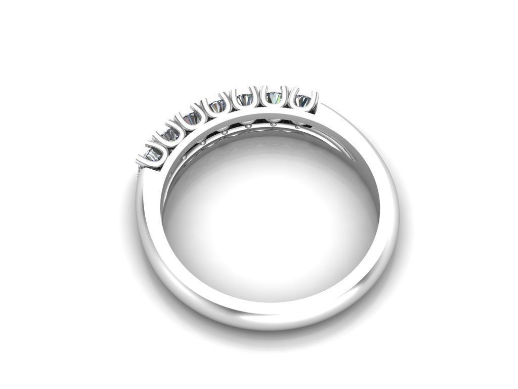 Engagement rings 3D print model_4