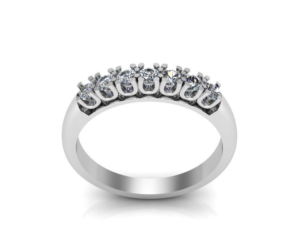 Engagement rings 3D print model_2