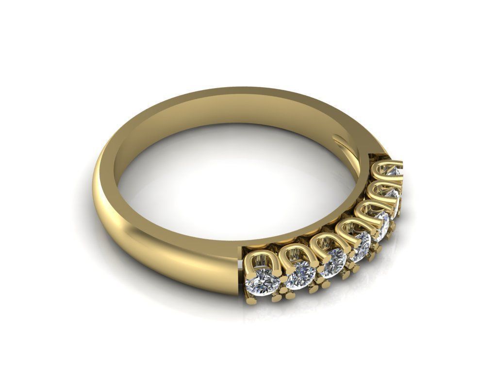 Engagement rings 3D print model_6