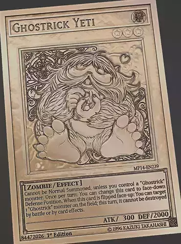 ghostrick yeti - yugioh