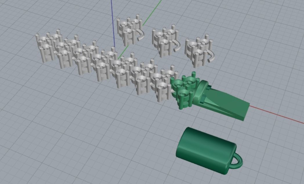 diamond bracelet 3D print model_8