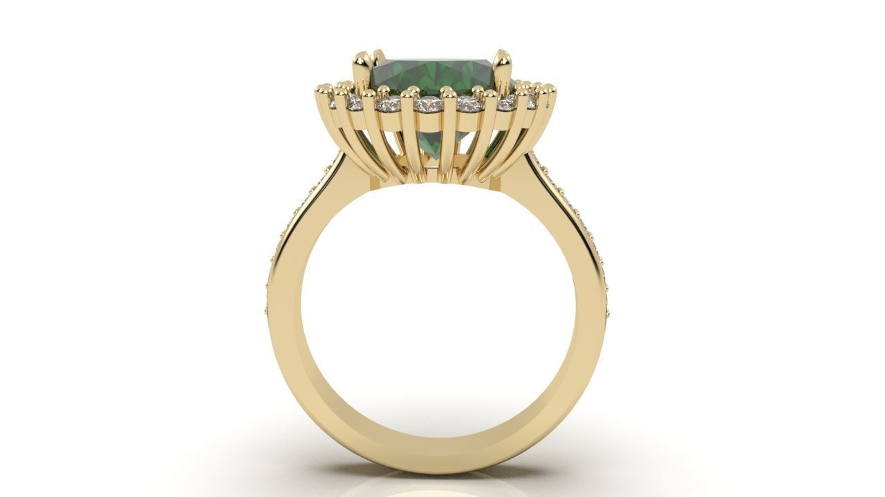 Engagement rings 3D print model_6