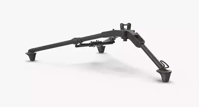 Tripod Mount Dirt Low-poly 3D model