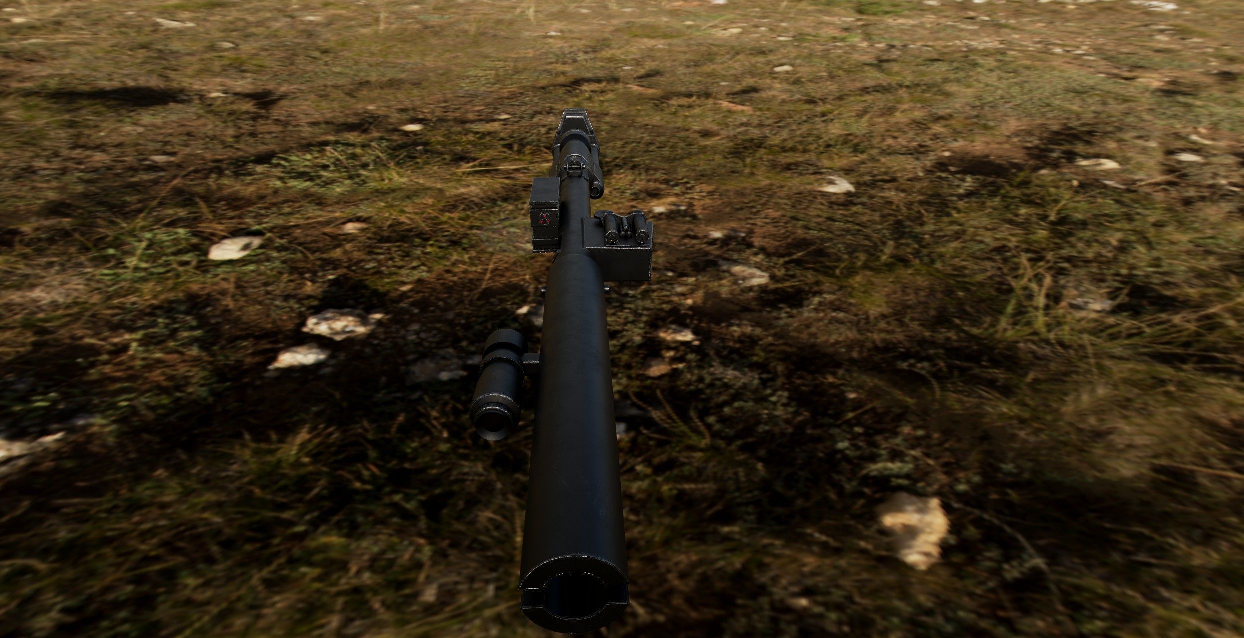 E-11D Death Trooper Blaster Low-poly 3D model_1