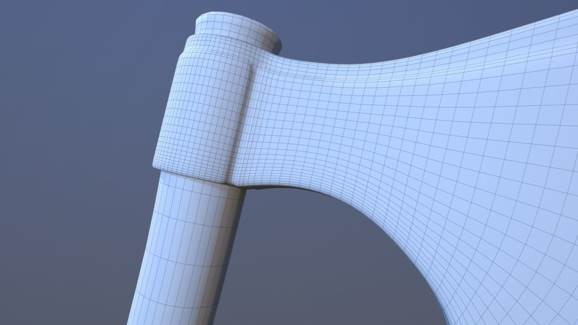 Viking Rune Axe 3D model_14