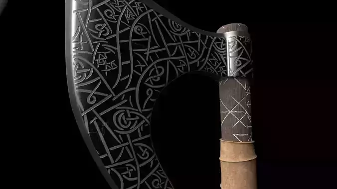 Viking Rune Axe