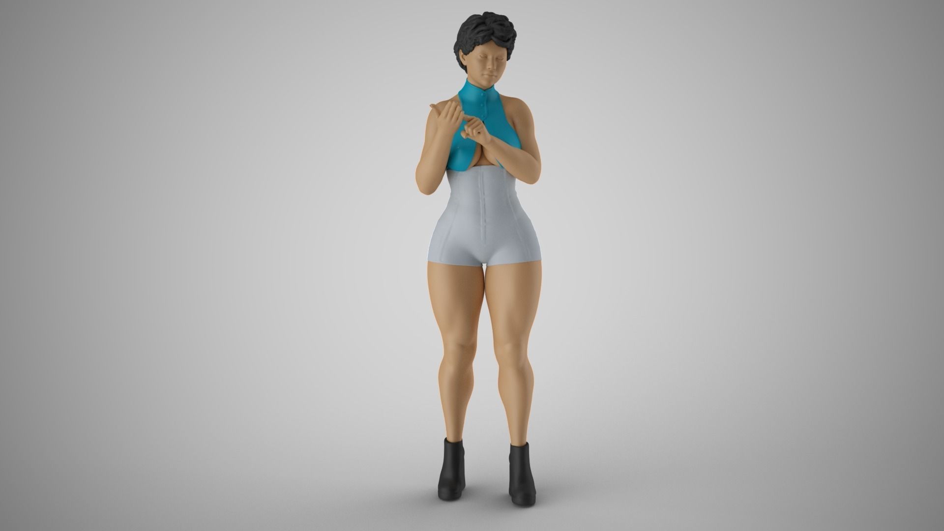 Finger Account 3D print model_4