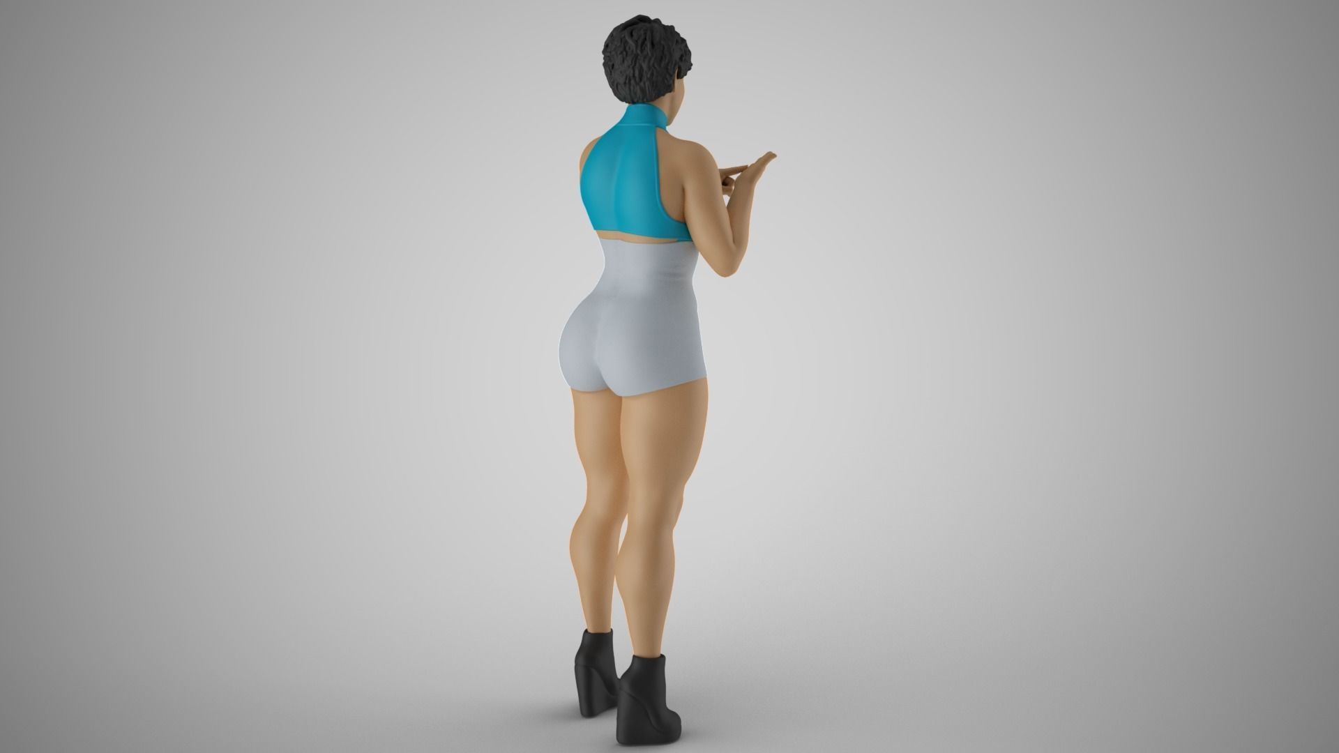 Finger Account 3D print model_7