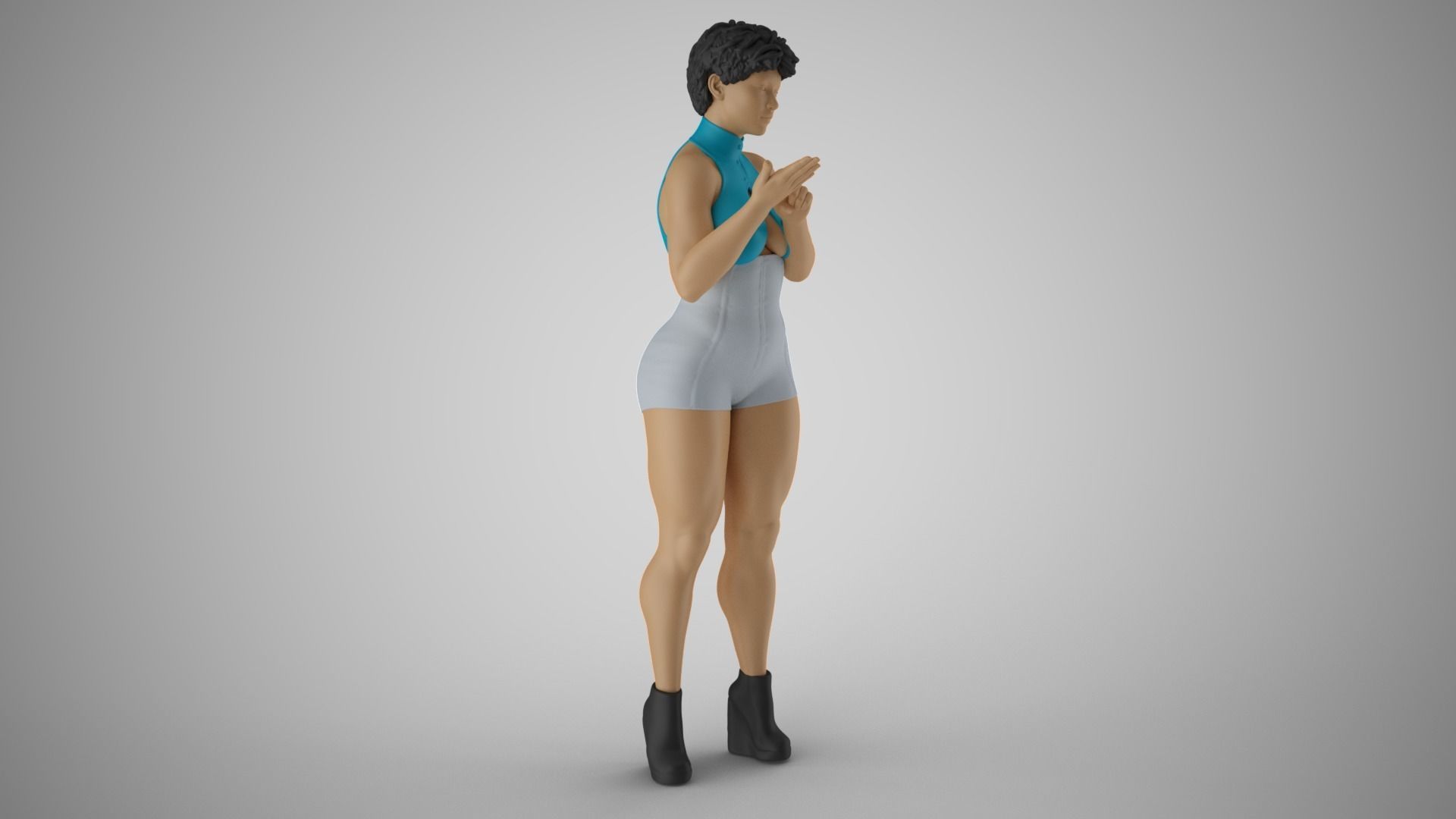 Finger Account 3D print model_5