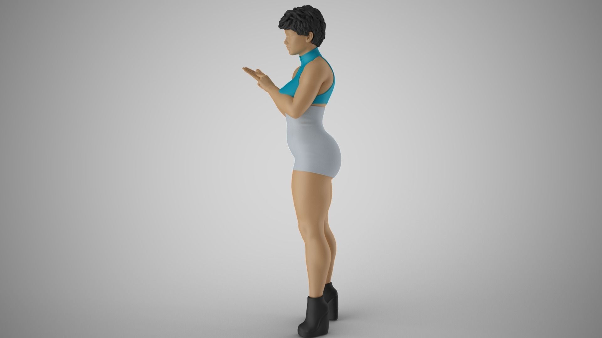 Finger Account 3D print model_14