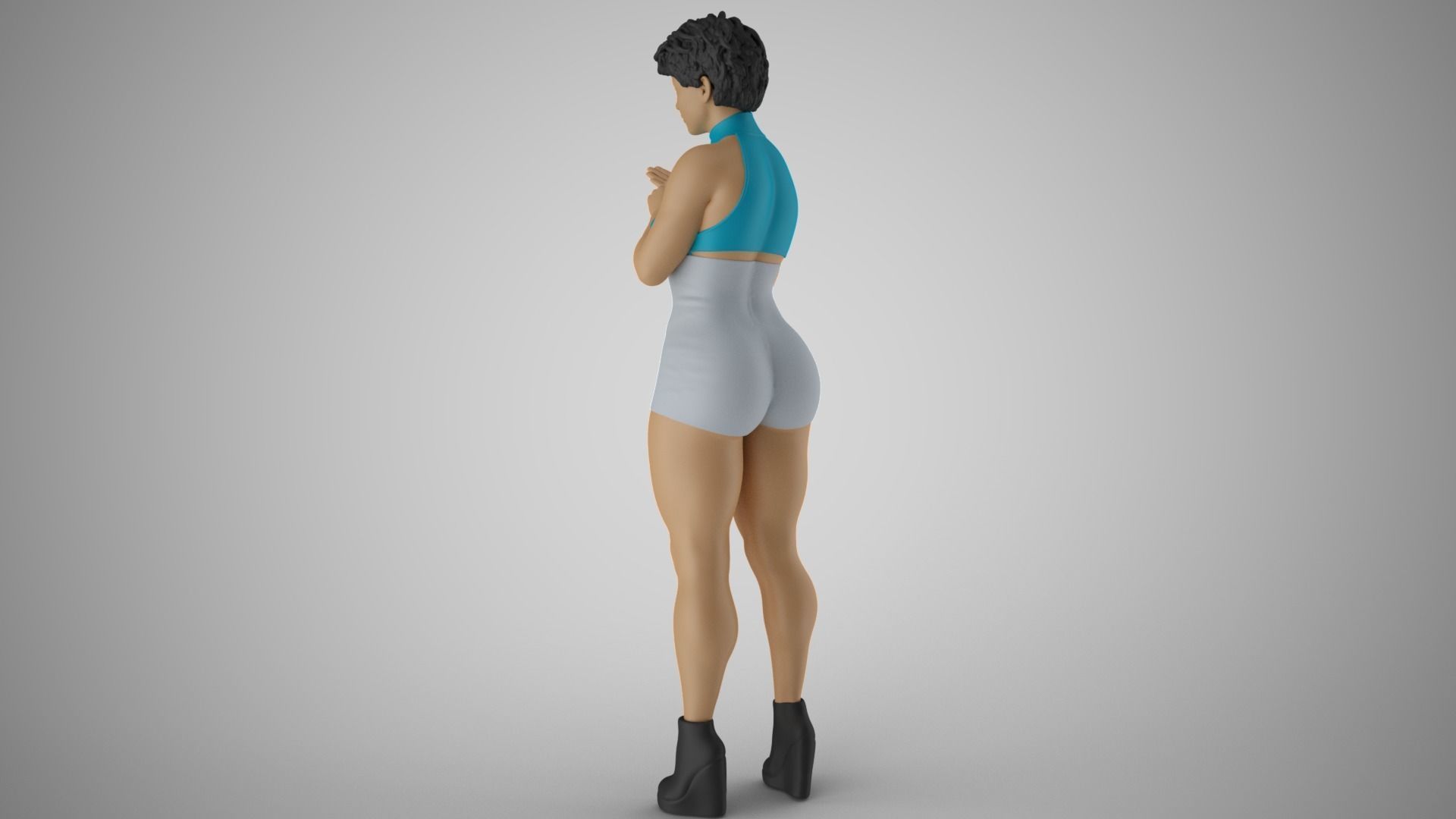 Finger Account 3D print model_9