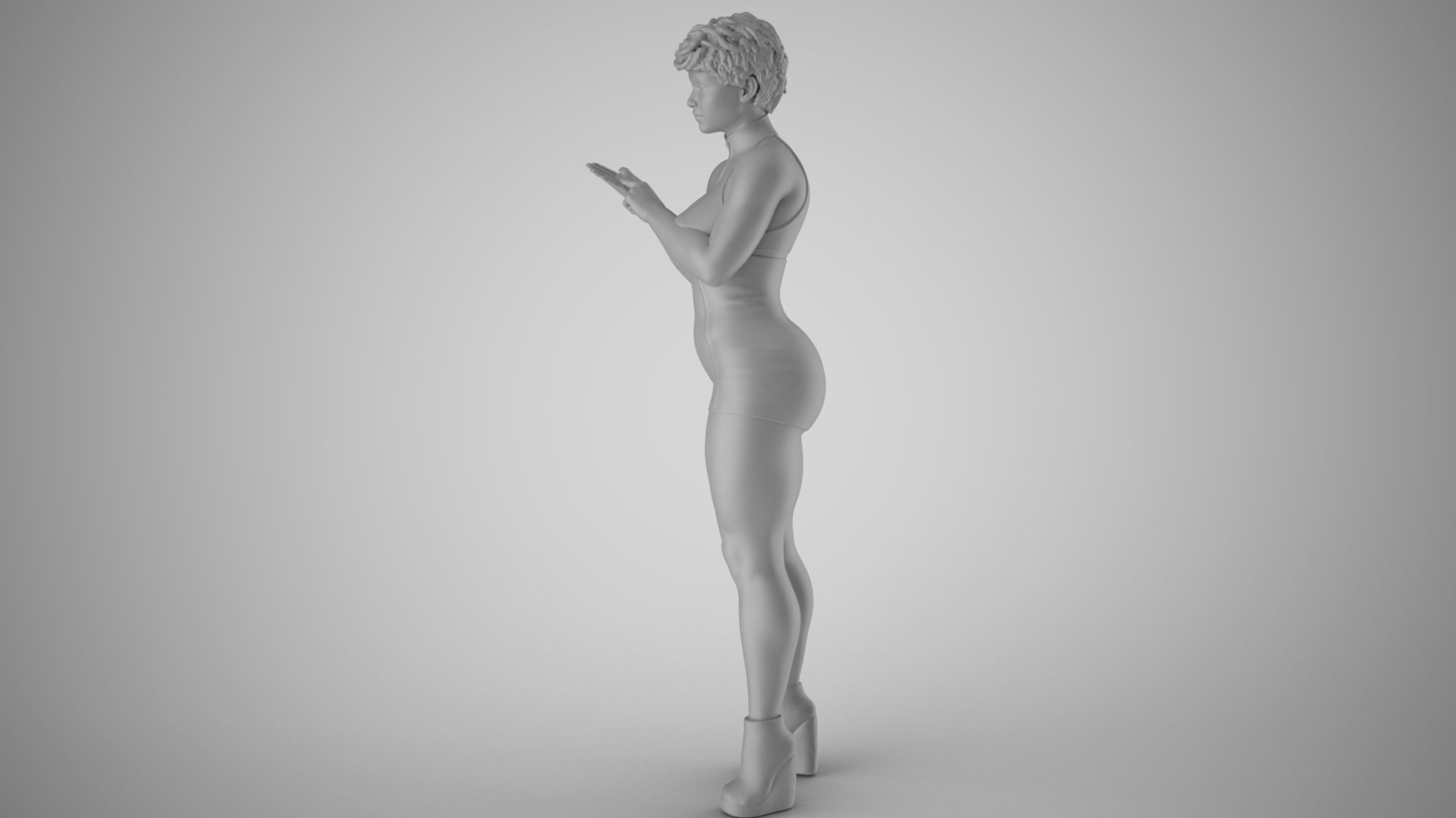 Finger Account 3D print model_19