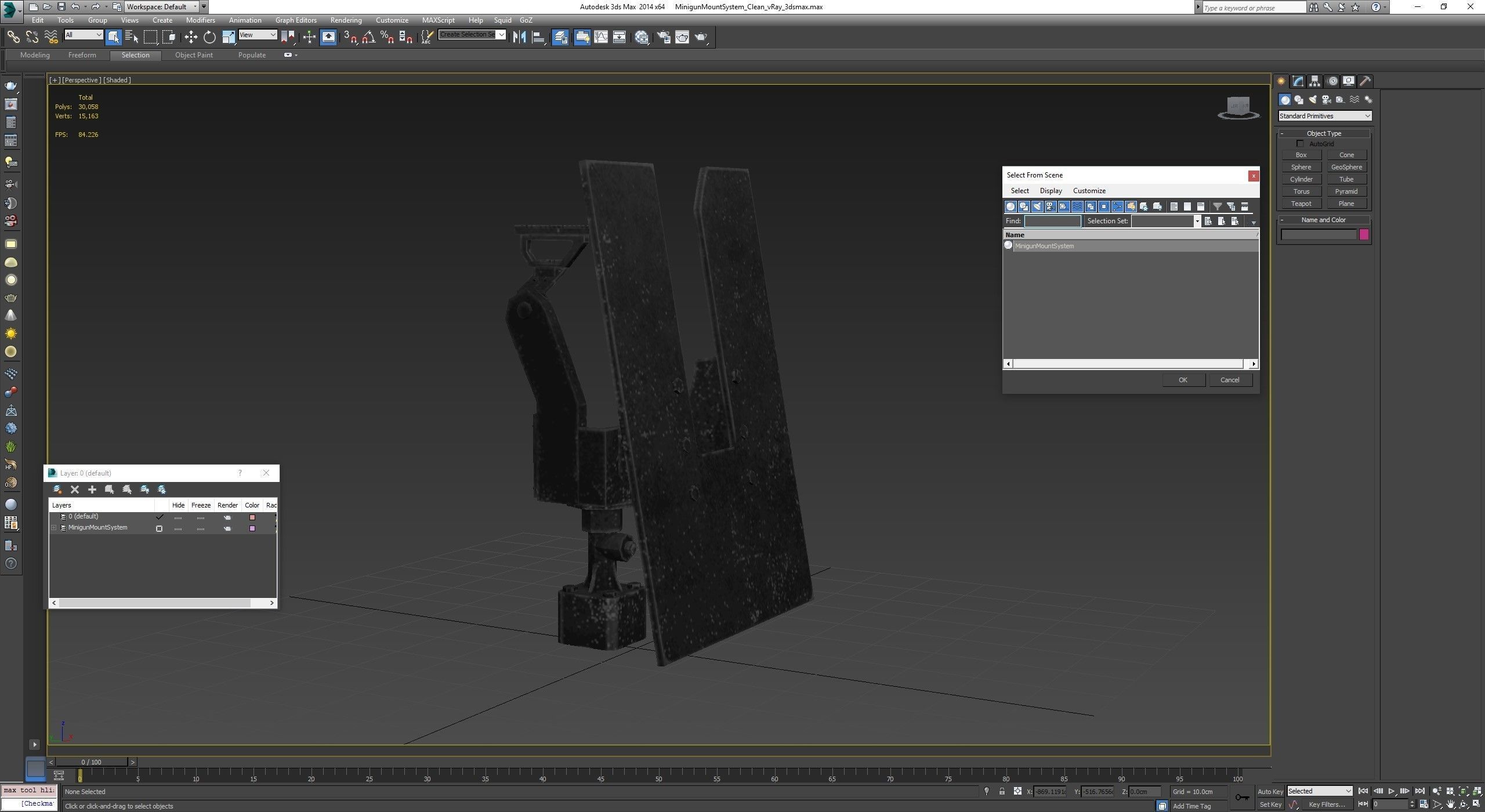 Minigun M134 Mount System Collection _32