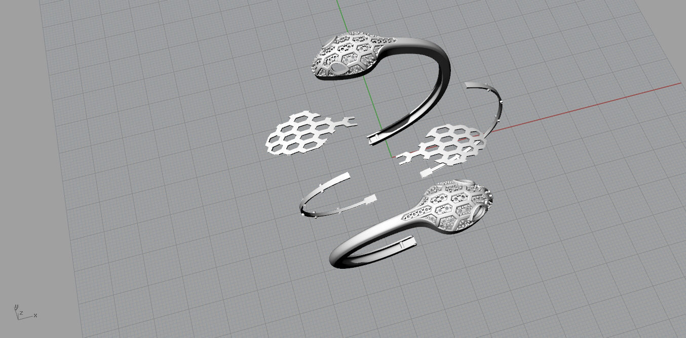 BVLGARI Bracelets 3D print model_20