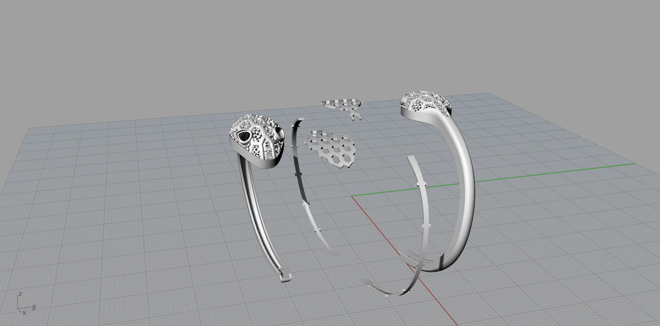 BVLGARI Bracelets 3D print model_22