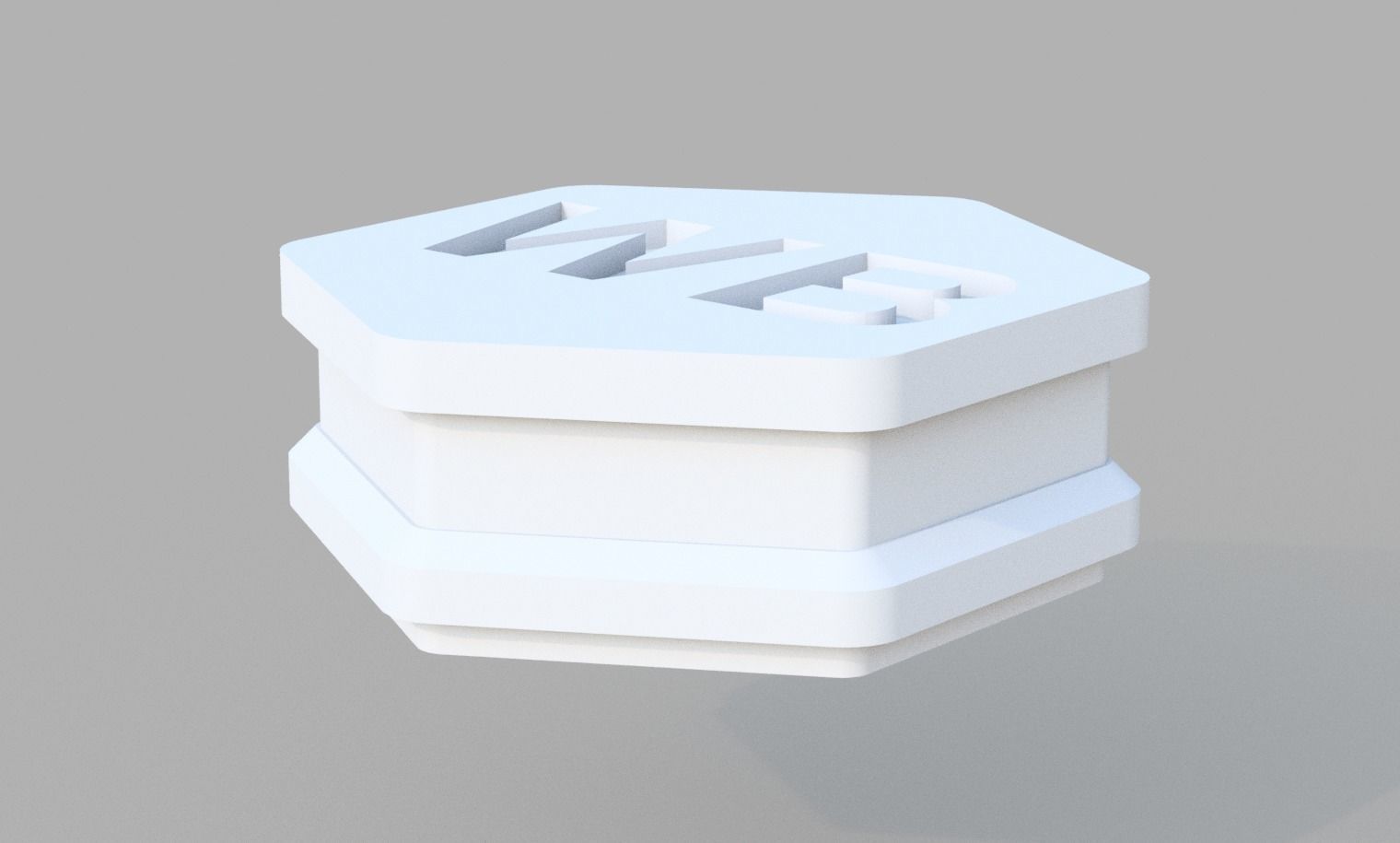 Hex bold hand knob handle for M8 and M6 bolts 3D print model_2