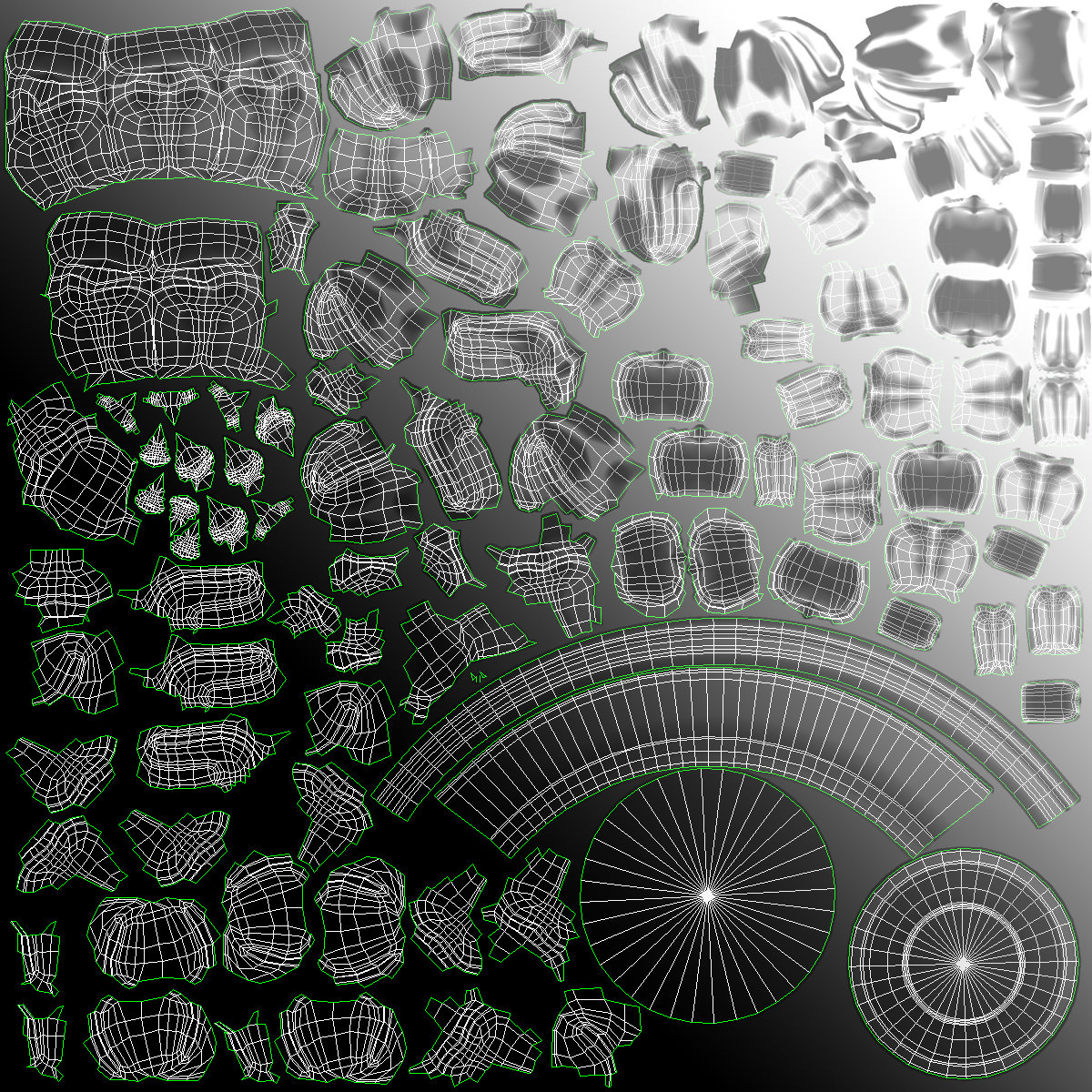 Bodhisattva Buddha Statue 3D model_10