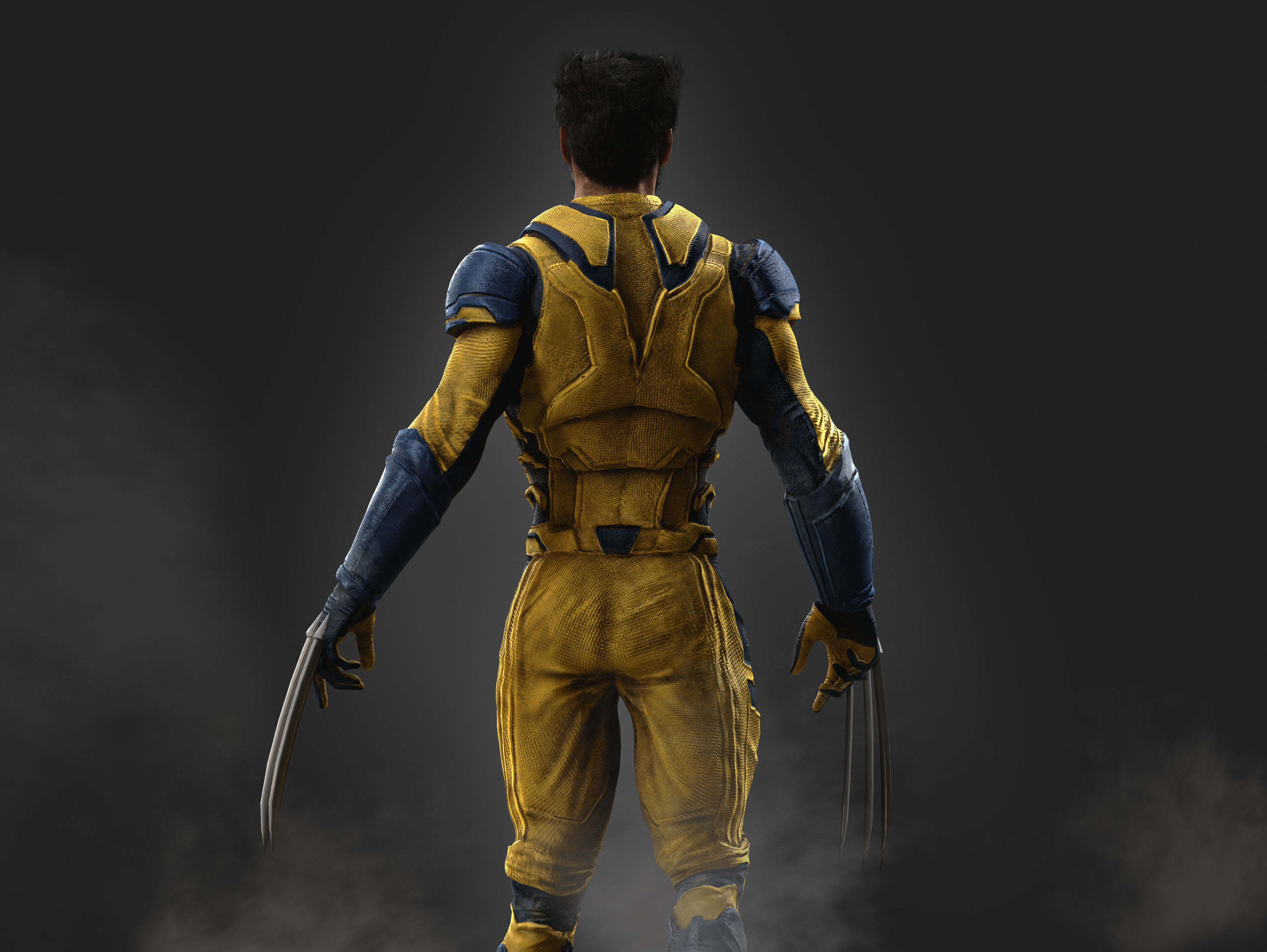 Wolverine from Deadpool Low-poly 3D model_4