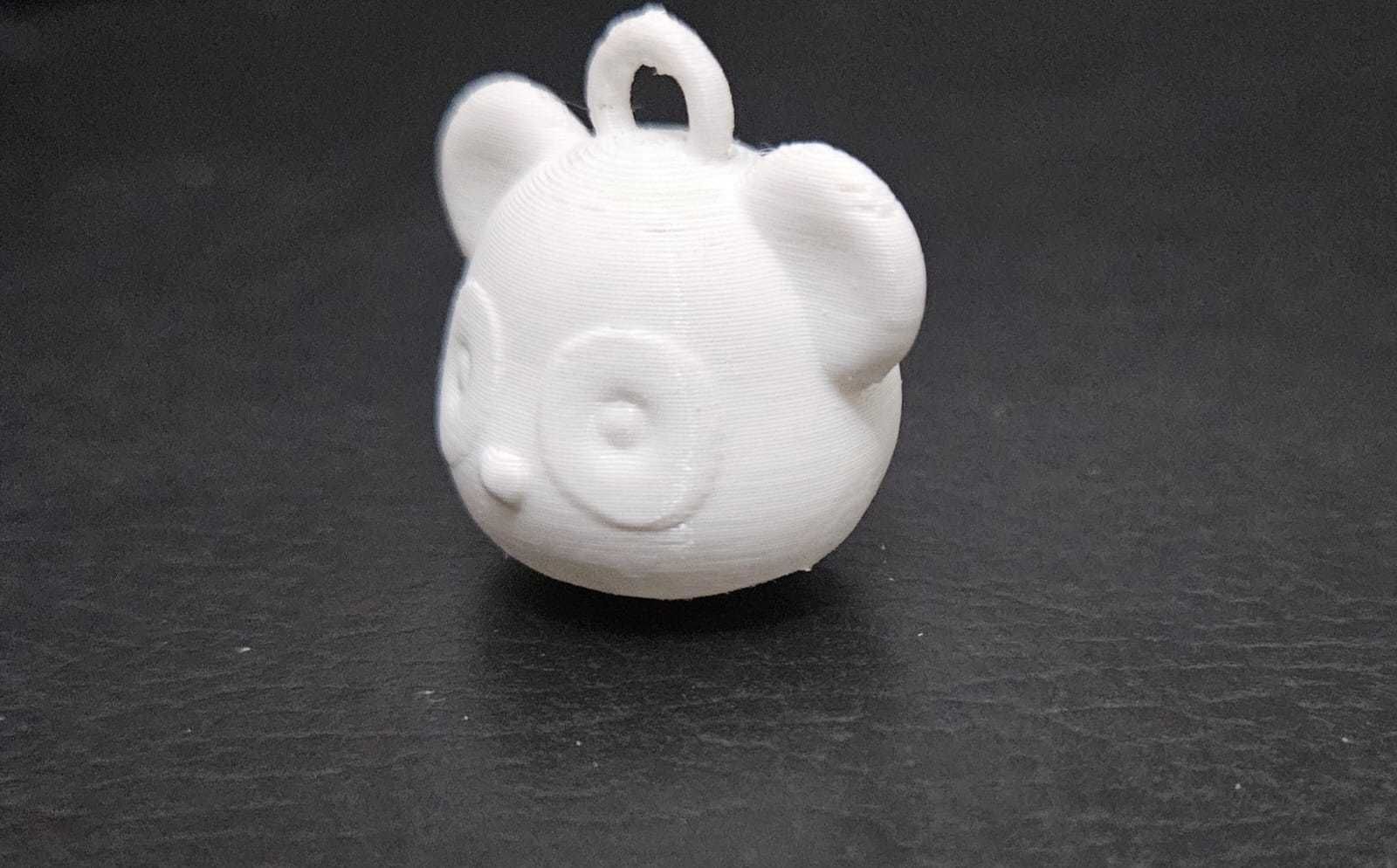 Cute Panda Head 3D print model_6