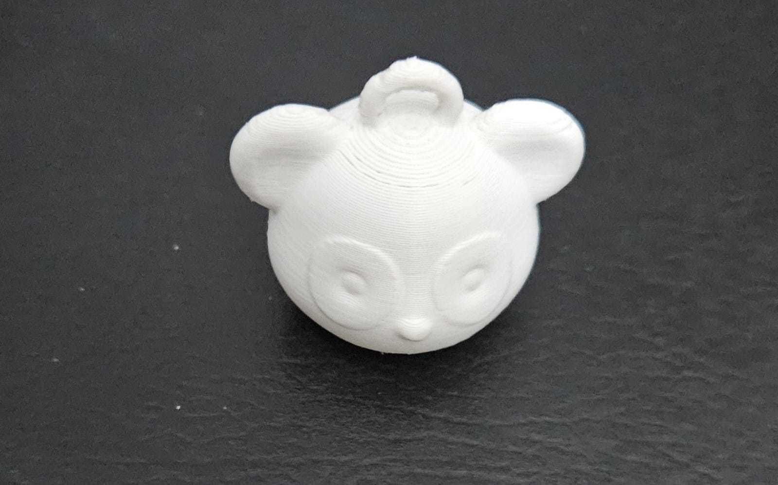 Cute Panda Head 3D print model_12