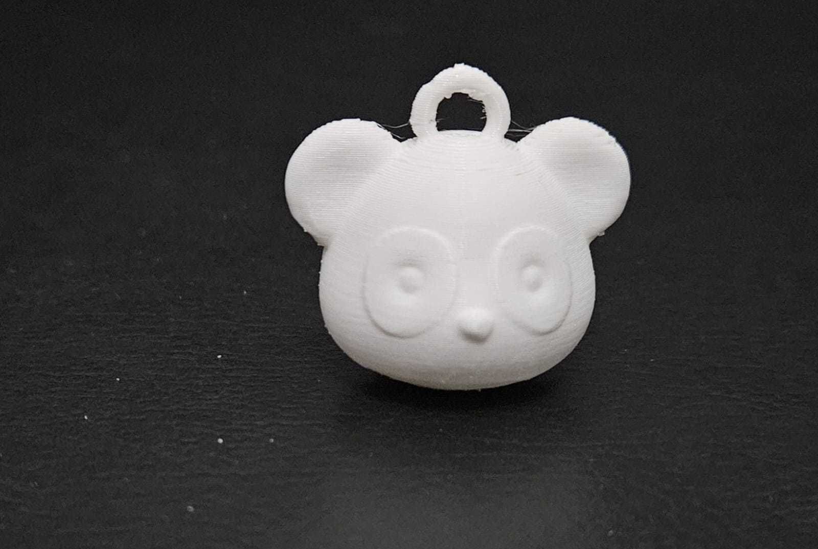 Cute Panda Head 3D print model_11