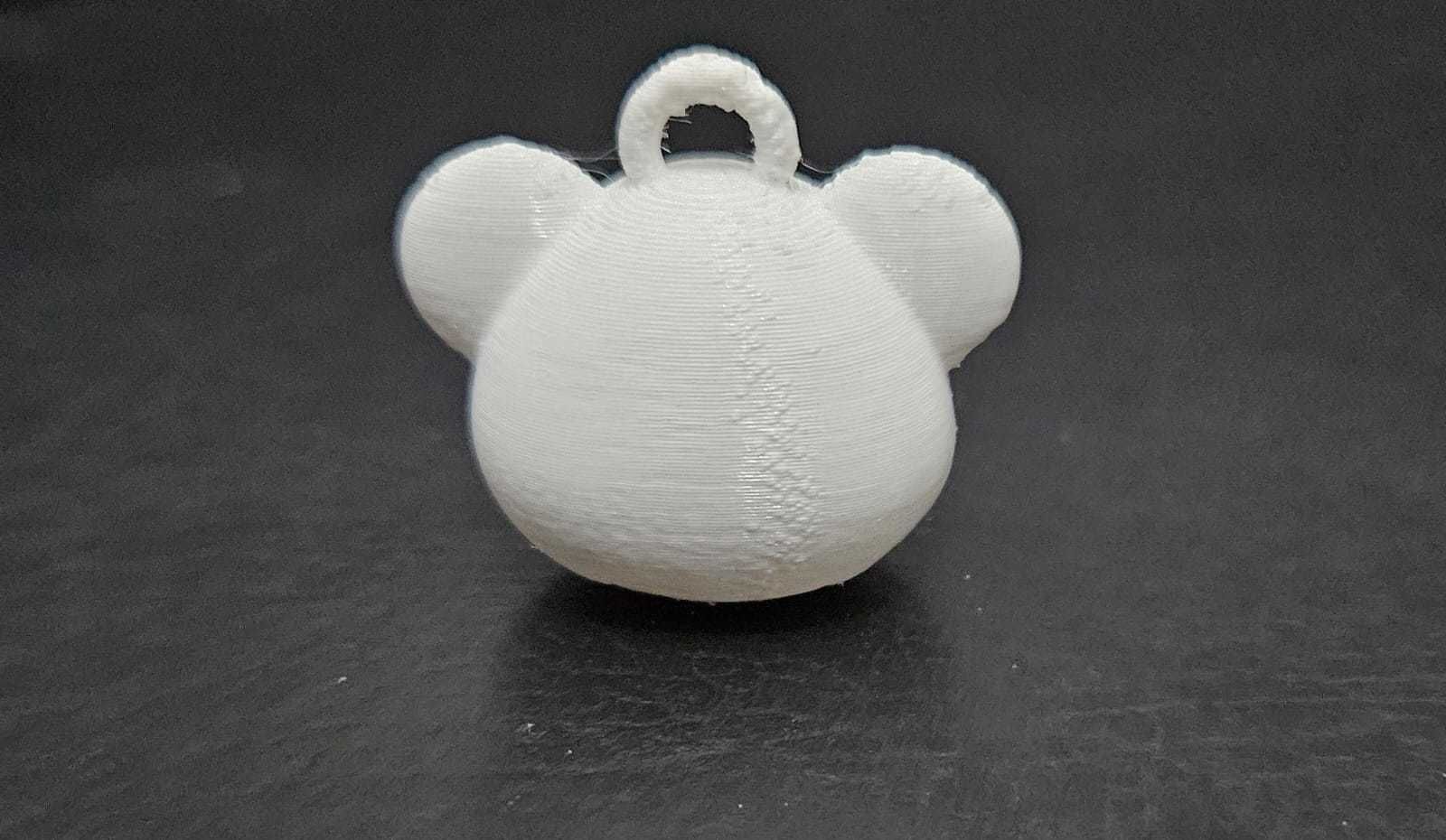 Cute Panda Head 3D print model_8