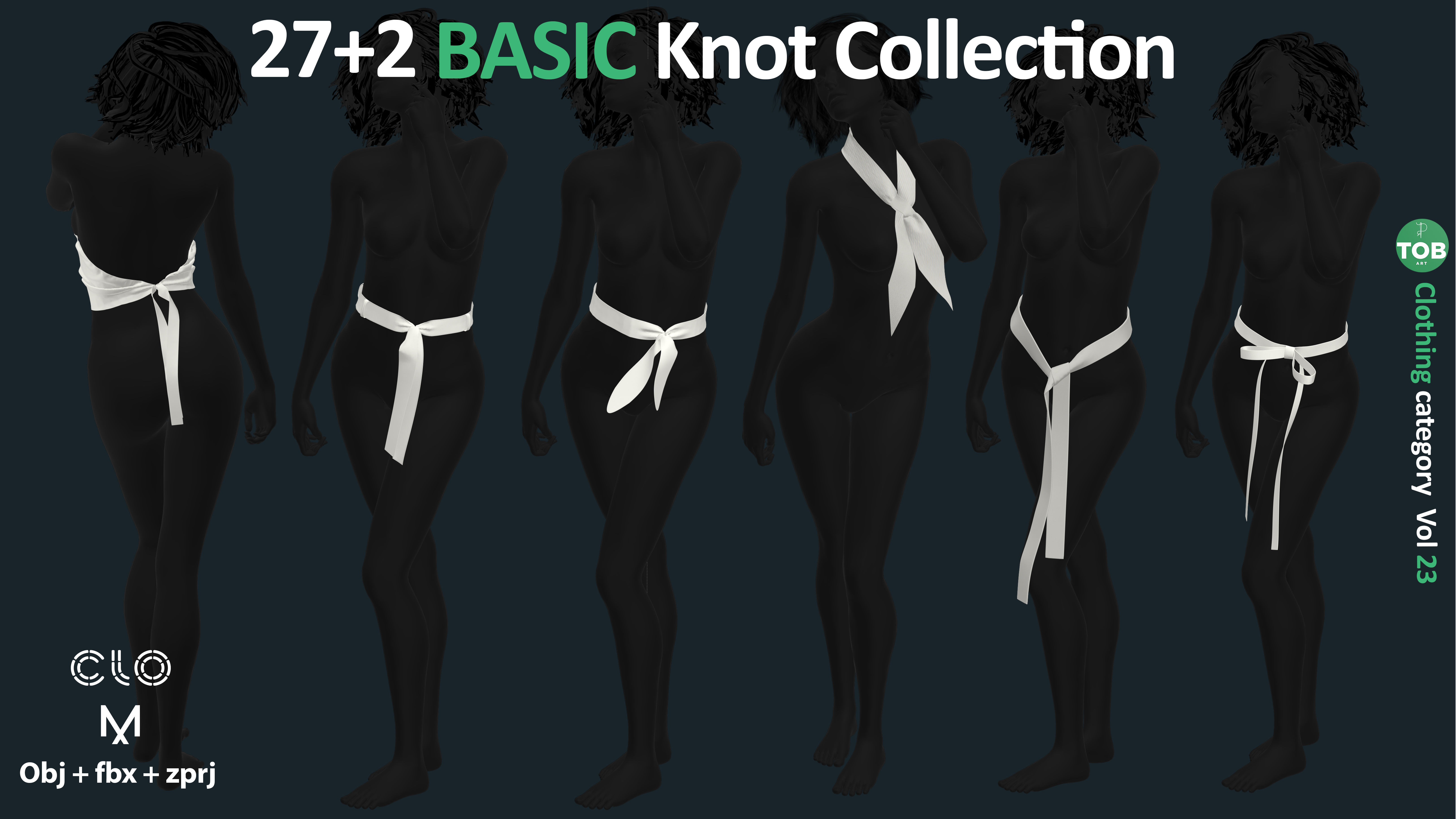 29 Basic Knot Collection 3D model_12