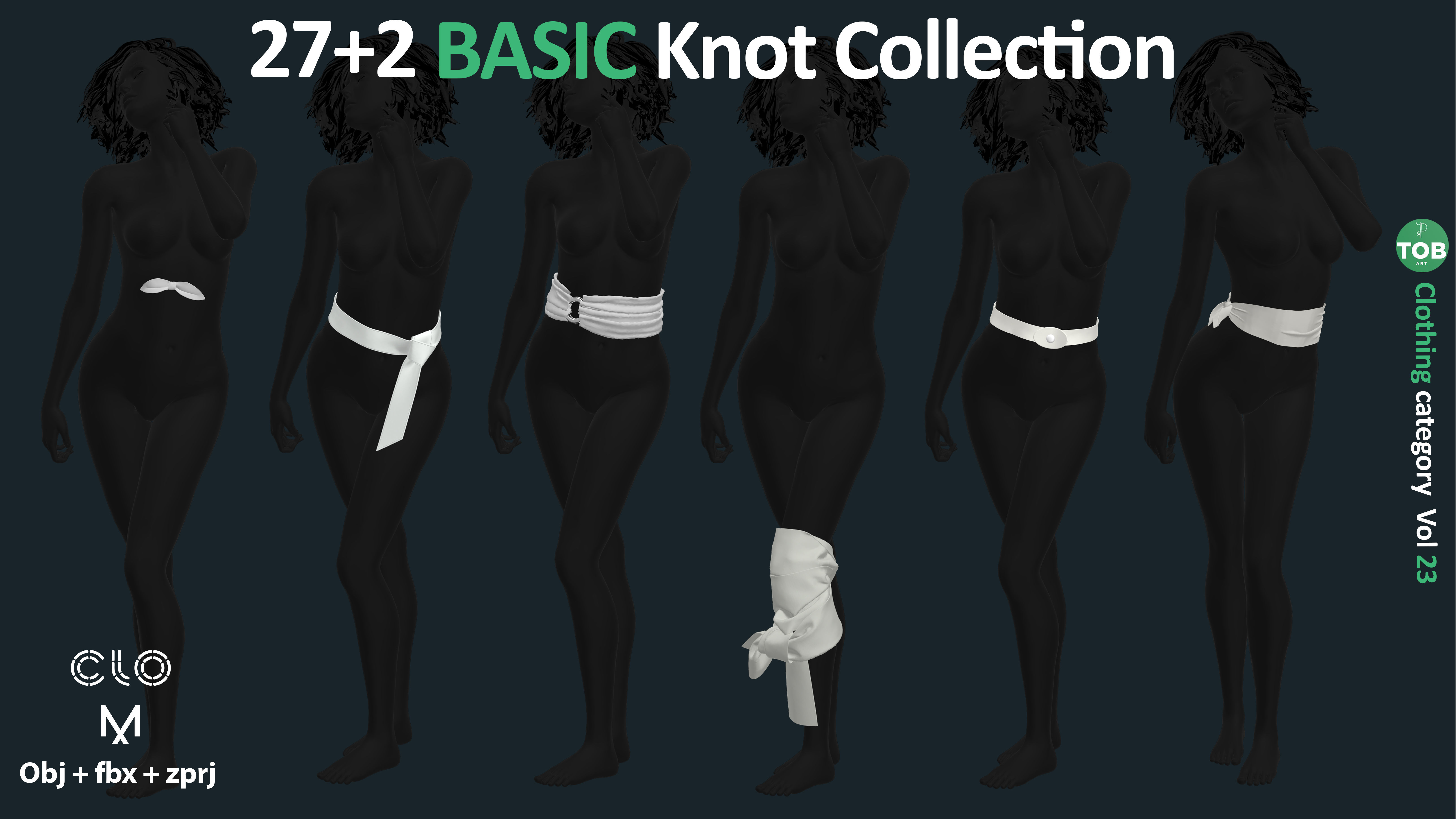 29 Basic Knot Collection 3D model_15