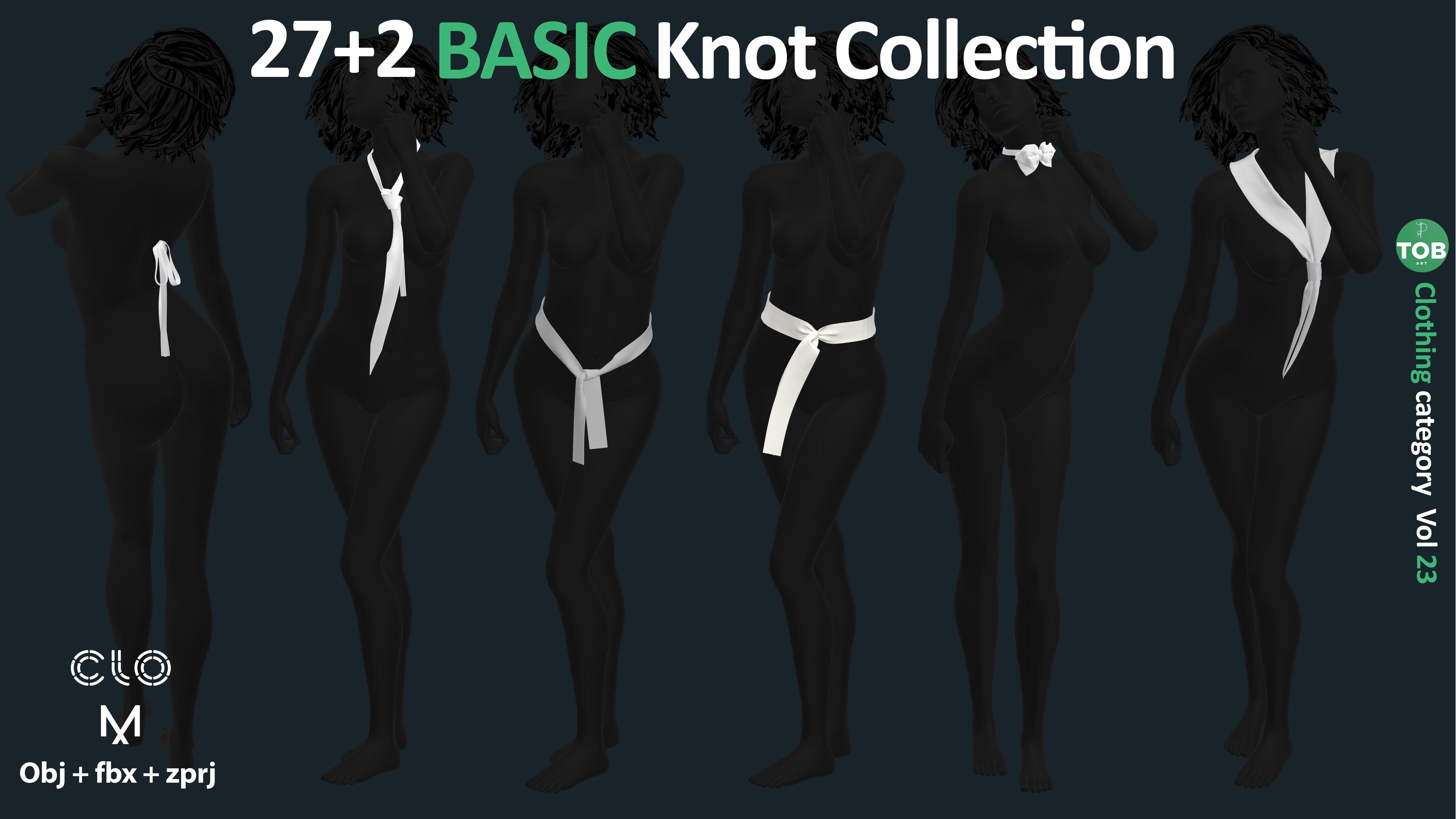 29 Basic Knot Collection 3D model_13