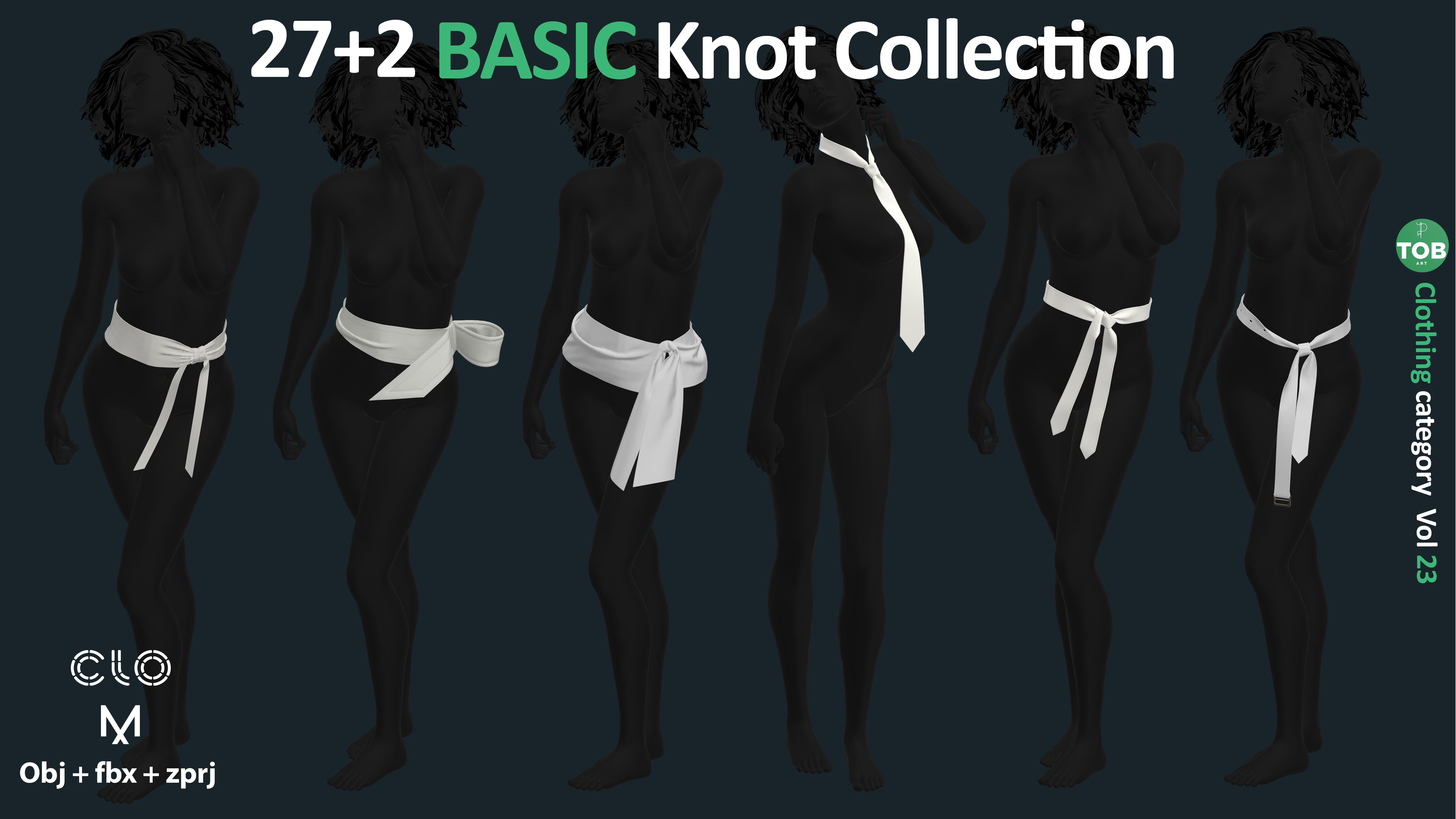29 Basic Knot Collection 3D model_14