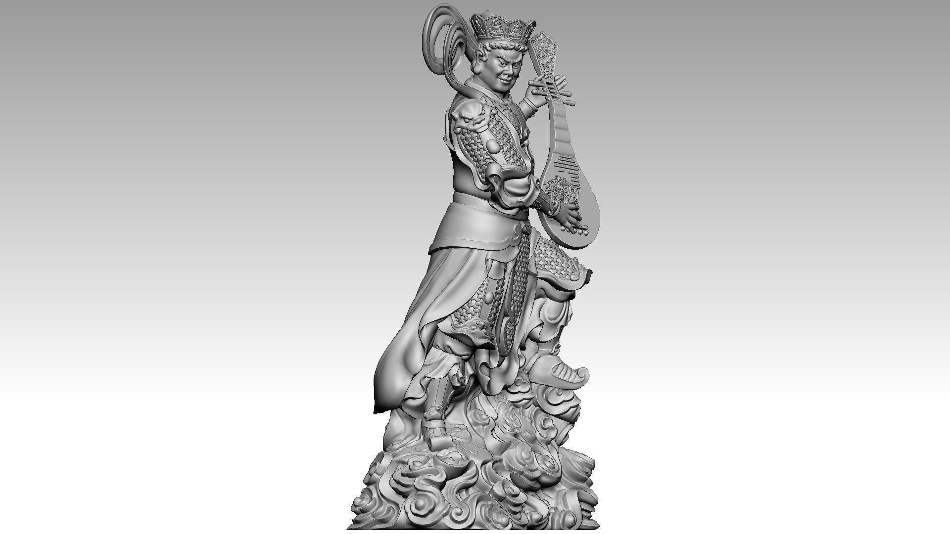 the four Heavenly Kings  3 3D print model_7