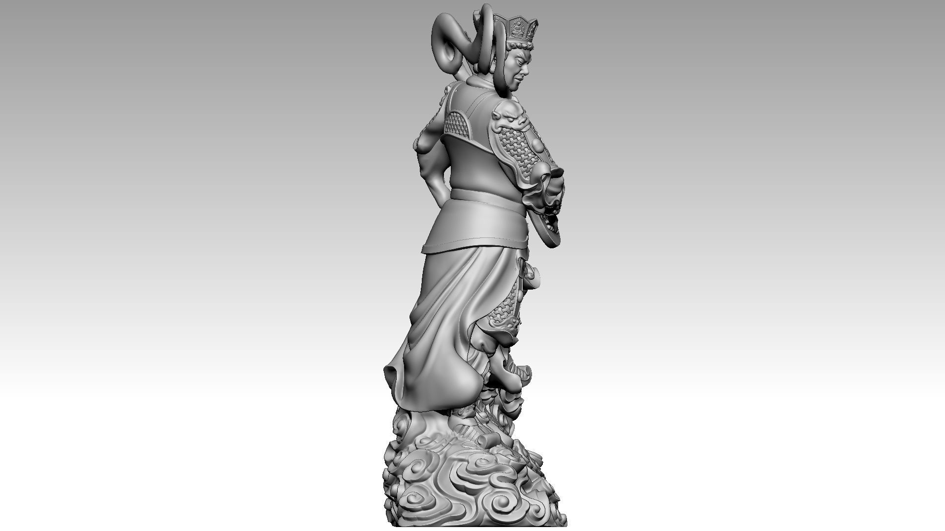 the four Heavenly Kings  3 3D print model_6