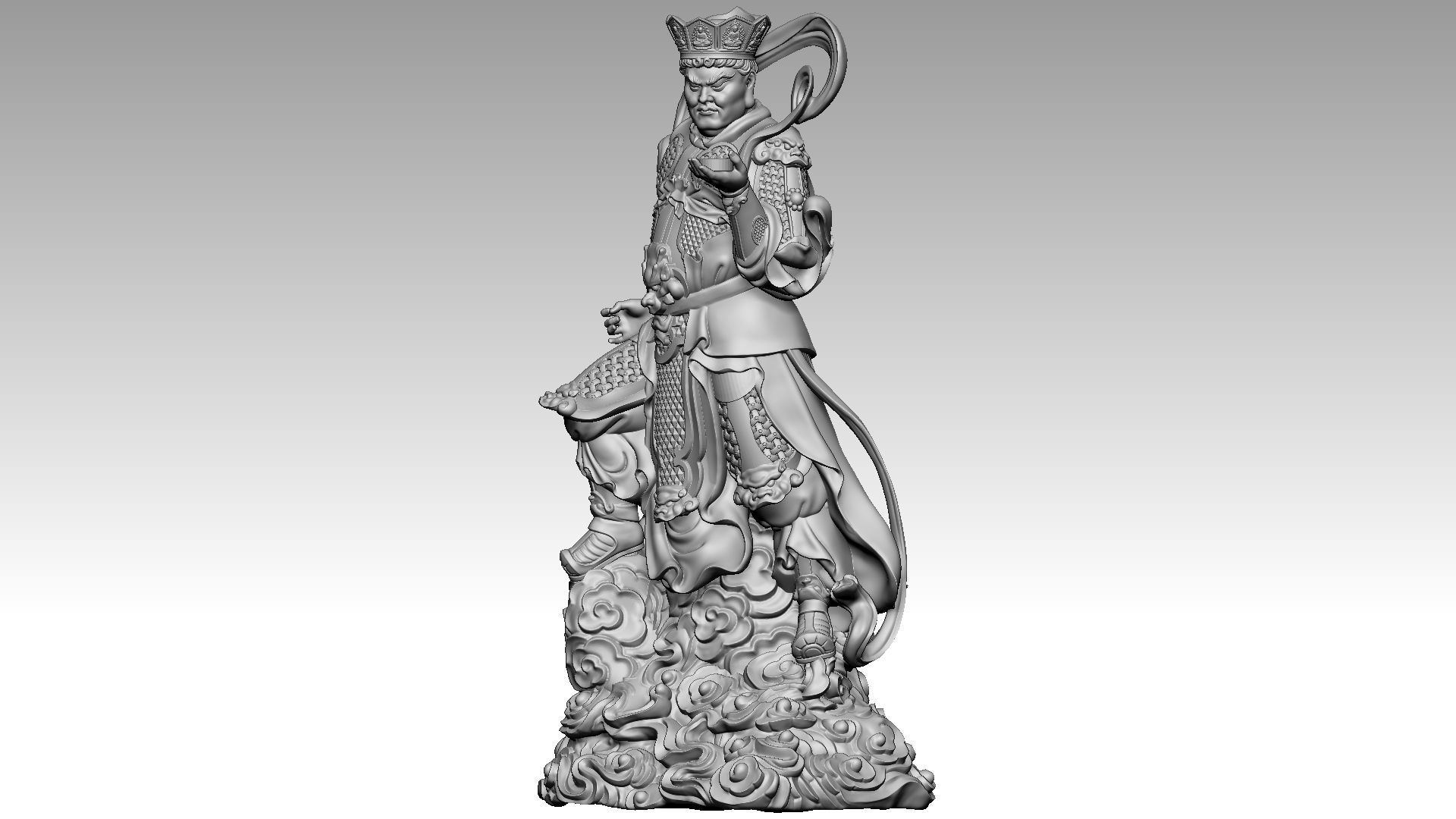 the four Heavenly Kings 4 3D print model_1