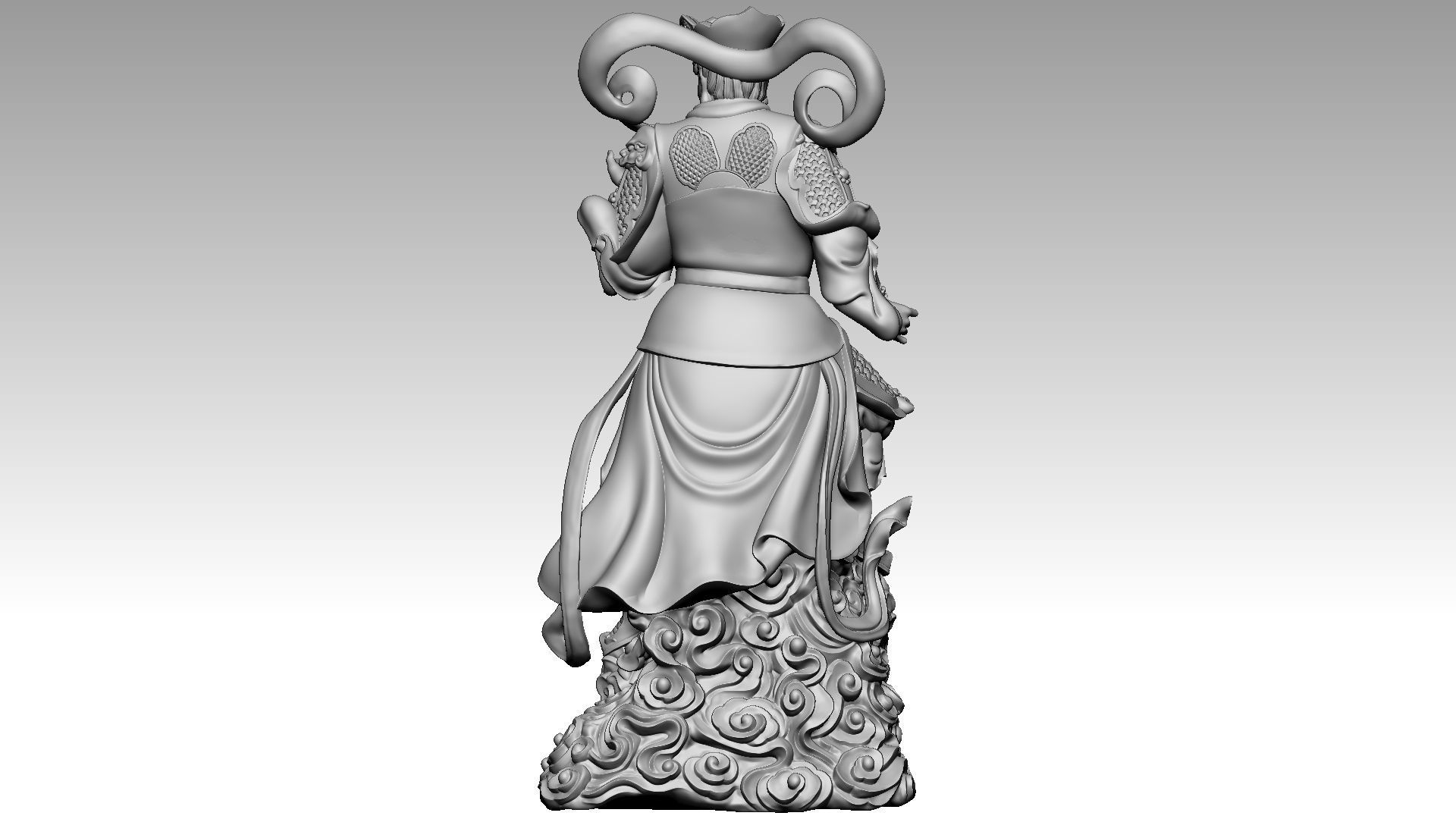 the four Heavenly Kings 4 3D print model_4