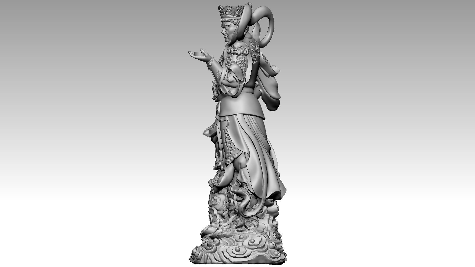 the four Heavenly Kings 4 3D print model_2