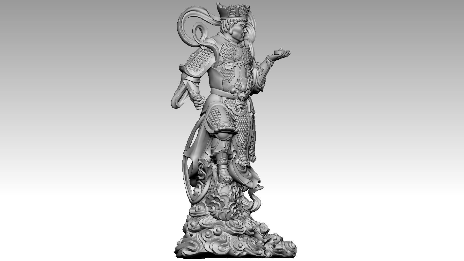 the four Heavenly Kings 4 3D print model_7