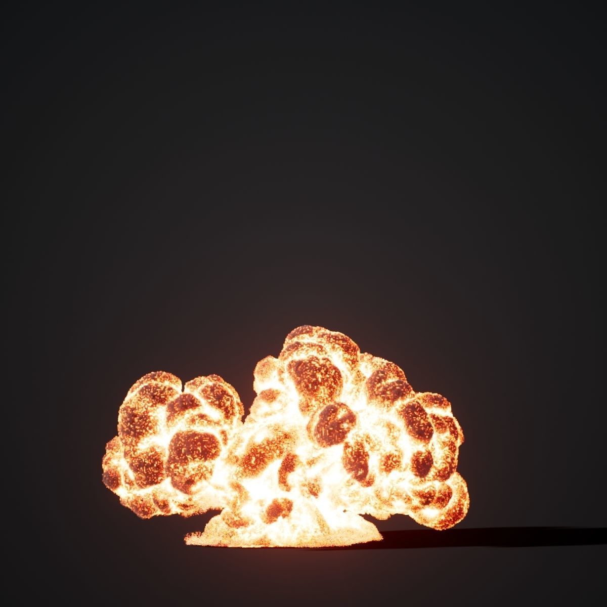 Animated Gasoline Explosion 8 3D model_7