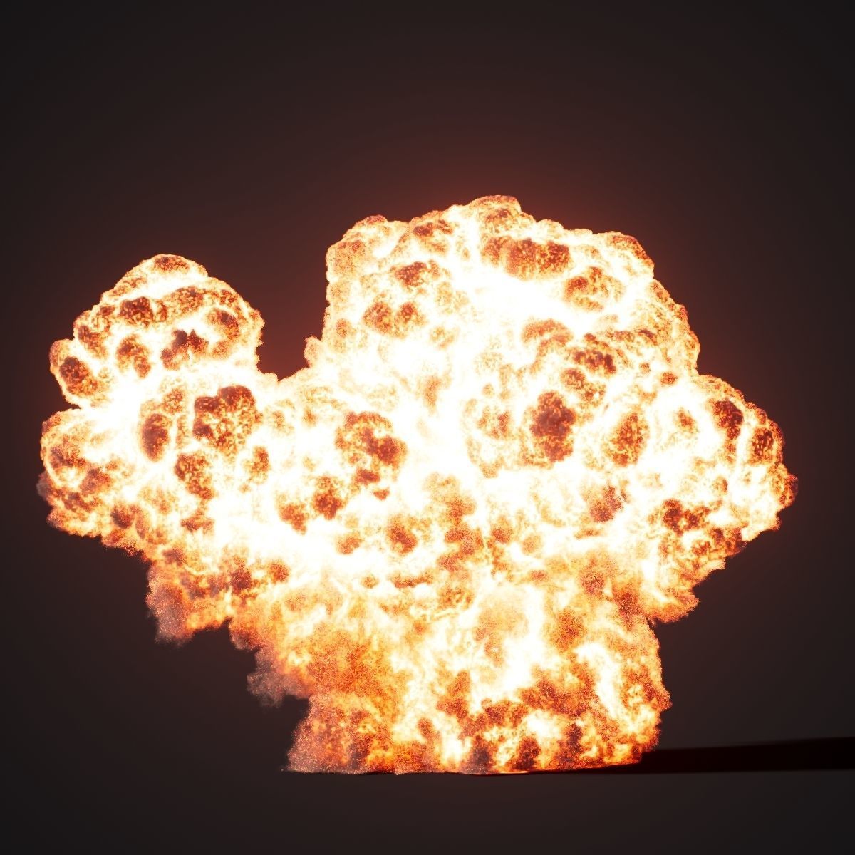 Animated Gasoline Explosion 8 3D model_4
